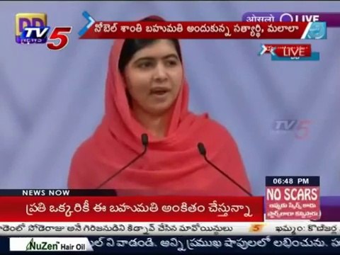 Malala Yousafzai Speech - Nobel Peace Prize Presentation Ceremony - Oslo - TV5 News
