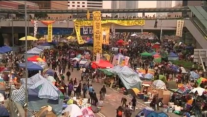Hong Kong : "Nous serons de retour", avertissent les manifestants délogés