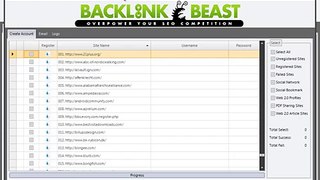 Backlink Beast Account-Creation