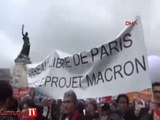 Paris'te 30 bin noter ve avukat sokağa indi
