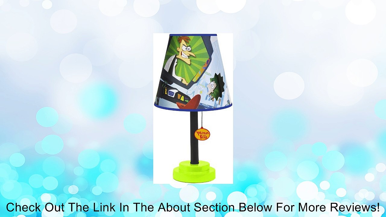 DISNEY Phineas and Ferb Table Lamp Review