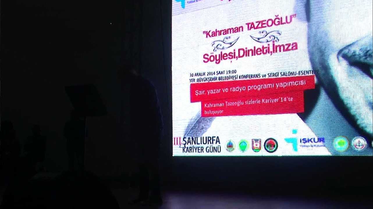 Kahraman Tazeoğlu Şanlıurfa şiir dinletisi