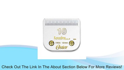 Oster Lucky No.9 Cat Blade, Size 7F Review