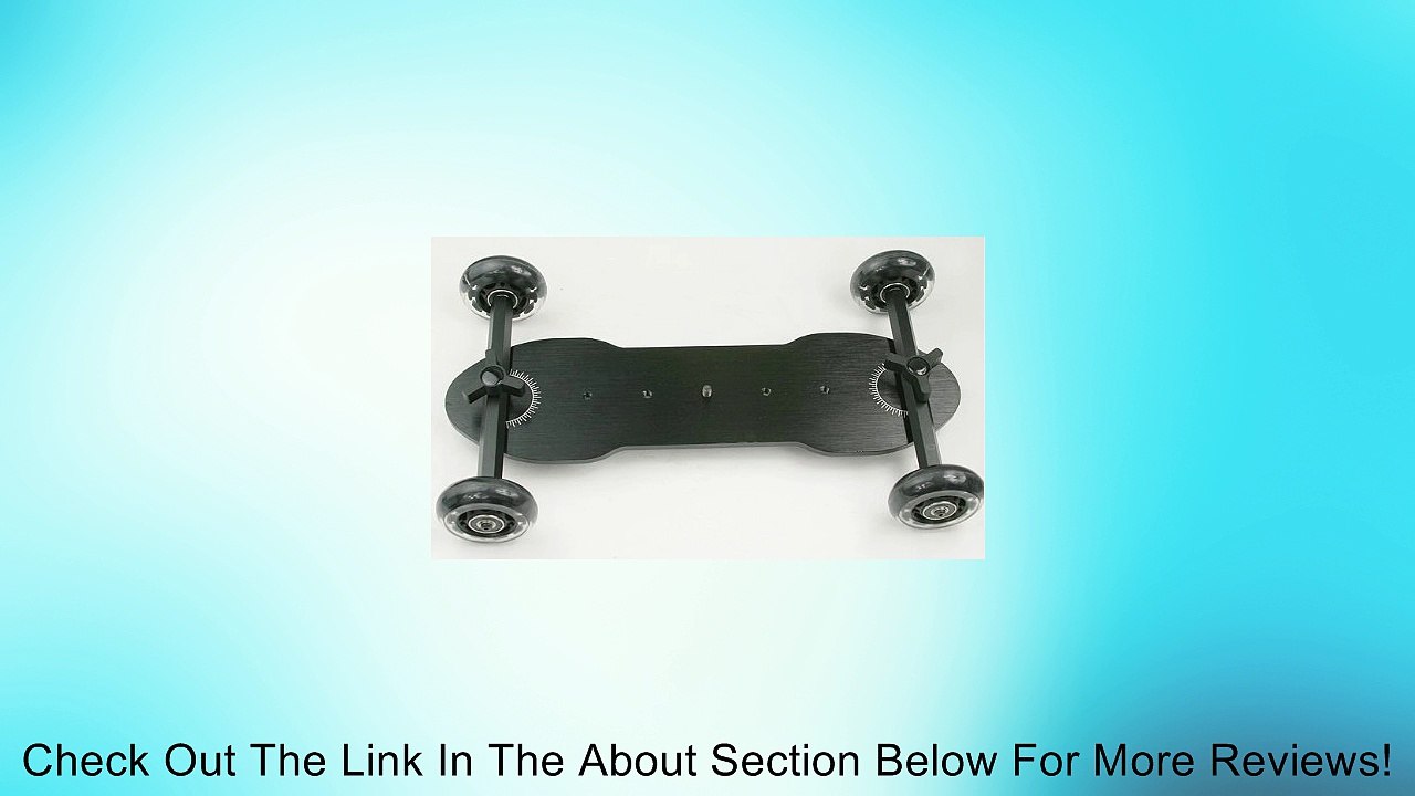 X Large Flex Dolly Digital DSLR Skater Camera Dolly Slider Table Top Dolly WYD350 Review