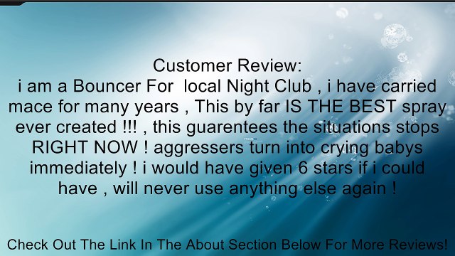 Freeze +P Pepper Spray - 2 oz Stream (Flip Top) Review