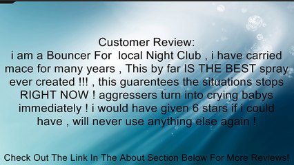 Freeze +P Pepper Spray - 2 oz Stream (Flip Top) Review