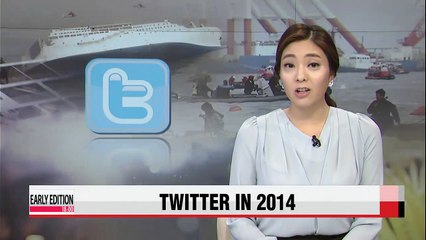 Most tweeted about event in Korea for 2014 was April ferry disaster