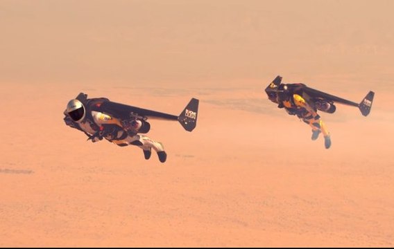 Jetman Aerobatic Formation Flight in Dubai