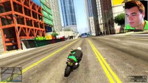 Impossible Mile High Bike Stunt (GTA 5 Funny Moments)