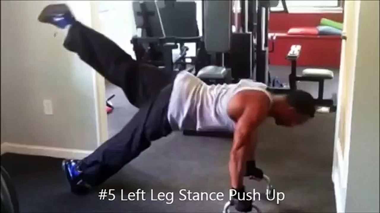 16 New Push Up Bar Exercises TUTORIAL