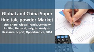 Global and China Super fine talc powder Market