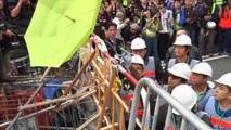 Iconic protest site dismantled in Hong Kong