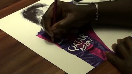 Il sublime Messi et Alexis Sanchez avec... des stylos bille !