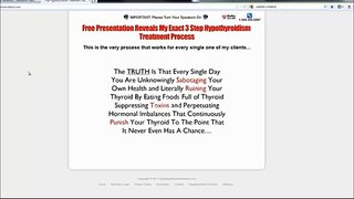 Hypothyroidism Revolution Review Honest and Unbaised- Hypothyroidism Natural Treatment