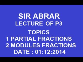 Sir Abrar Lecture A2 Maths (9709)1