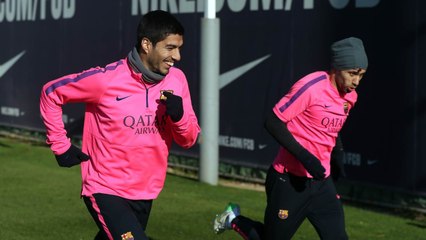 Training session (11/12/2014): Post-match recovery ahead of Getafe