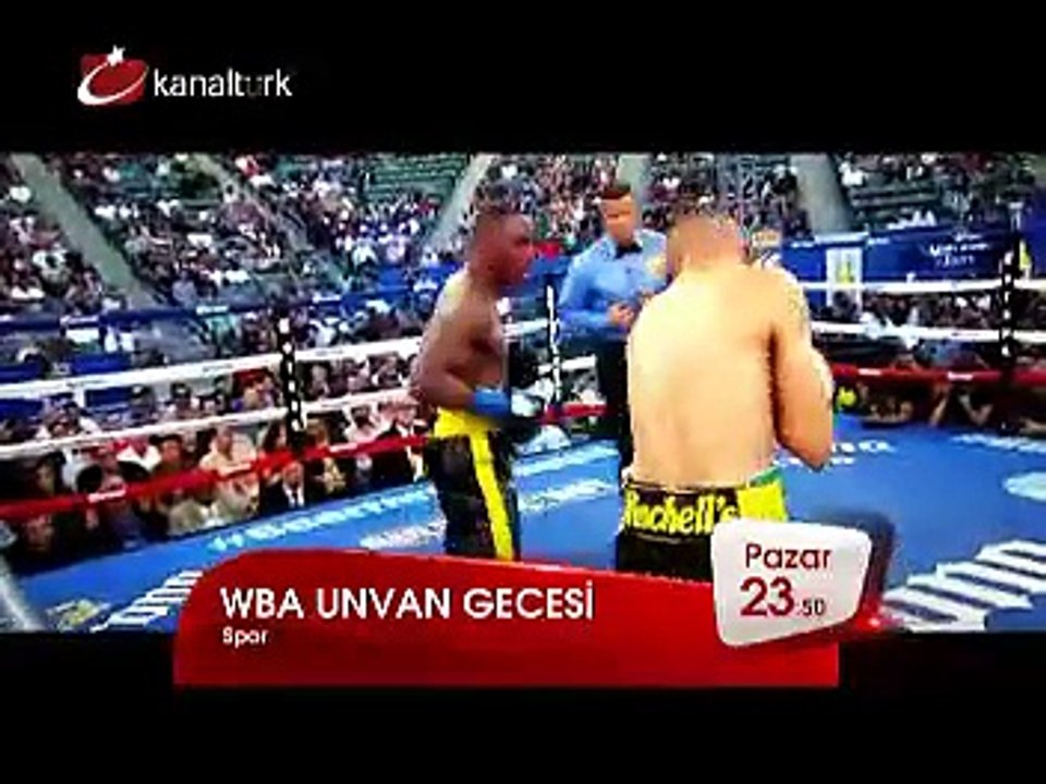"WBO UNVAN GECESİ" 14 Aralık Pazar gecesi saat 23.50'de Kanaltürk'te!
