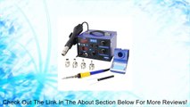 2in1 862D  SMD Soldering Iron Hot Air Rework Station LED Display w/ 4 Nozzle Review