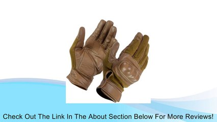 MGS Nomex Hard Knuckle Kevlar Tactical Gloves, Coyote Review