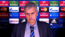 Mourinho jokes about swimming with sharks