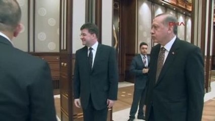 Slovakya Başbakan Yardımcısı Lajcak Cumhurbaşkanlığı Sarayı'nda