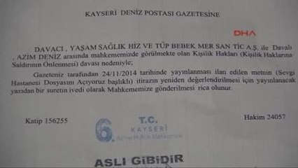 Mahkeme, Yayınlanmamış Yazının Metnini İstedi