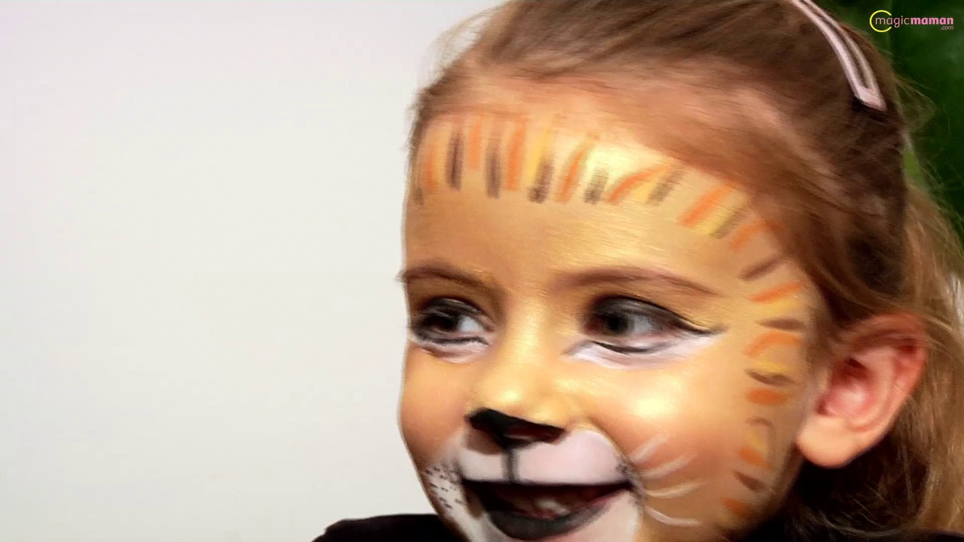 Tutoriel : maquiller son enfant en lion - Vidéo Dailymotion