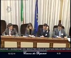 Roma - Immigrazione, audizione del ministro Andrea Orlando (10.12.14)