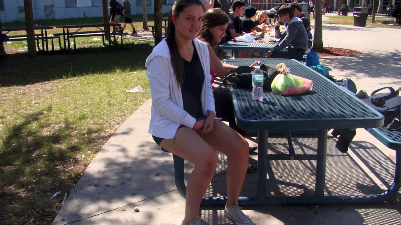 Seen On Campus: White Converse