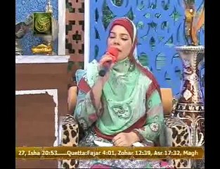 Karam Ke Ashiyane Ki Kya Baat by Sehar azam live in Program Ramadan aur khawateen