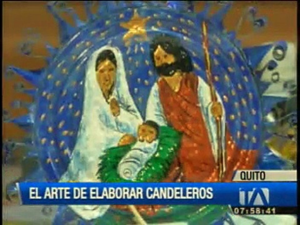 Mi oficio es elaborar candelabros