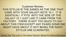 Genuine Samsung Galaxy Note 10.1 GT-N8000 N8010 Original 6.5 pi S Pen Stylus Touch S-Pen (ETC-S1G2BEG) - Black Review