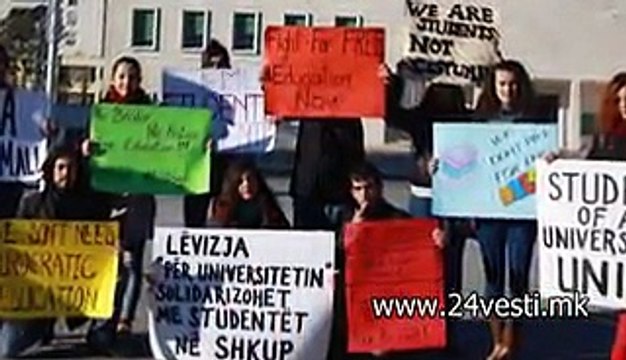 MEGUNARODNA PODRSKA ZA PROTESTITE VO SKOPJE 11 12