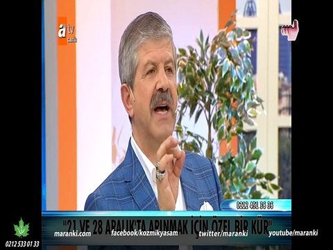 09.12.2014 Atv Zahideyle Yetiş Hayata Ahmet MARANKİ Kış çayını,Detoks içeceğini,Sağlıklı saçları Anlatıyor Part 2