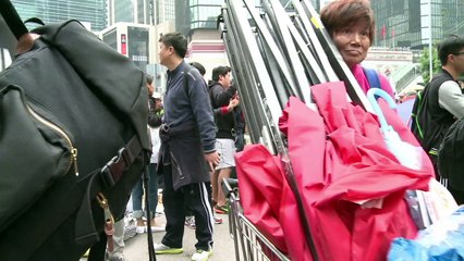 Hongkong: Protestlager geräumt - Demonstranten abgeführt