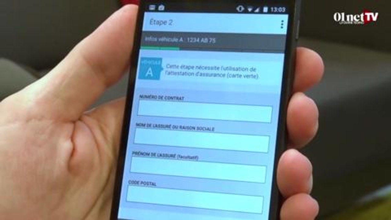 E-Constat Auto, l'application officielle des assureurs français (test appli smartphone)