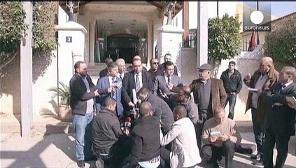 Ebu Ayn'ın cenaze töreninde gergin anlar