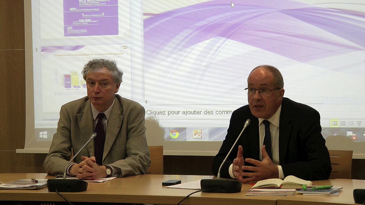 Conférence de presse de Coop de France - Décembre 2014