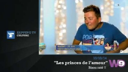 Zapping TV : un candidat des "Princes de l'amour" se prend le râteau de l'année