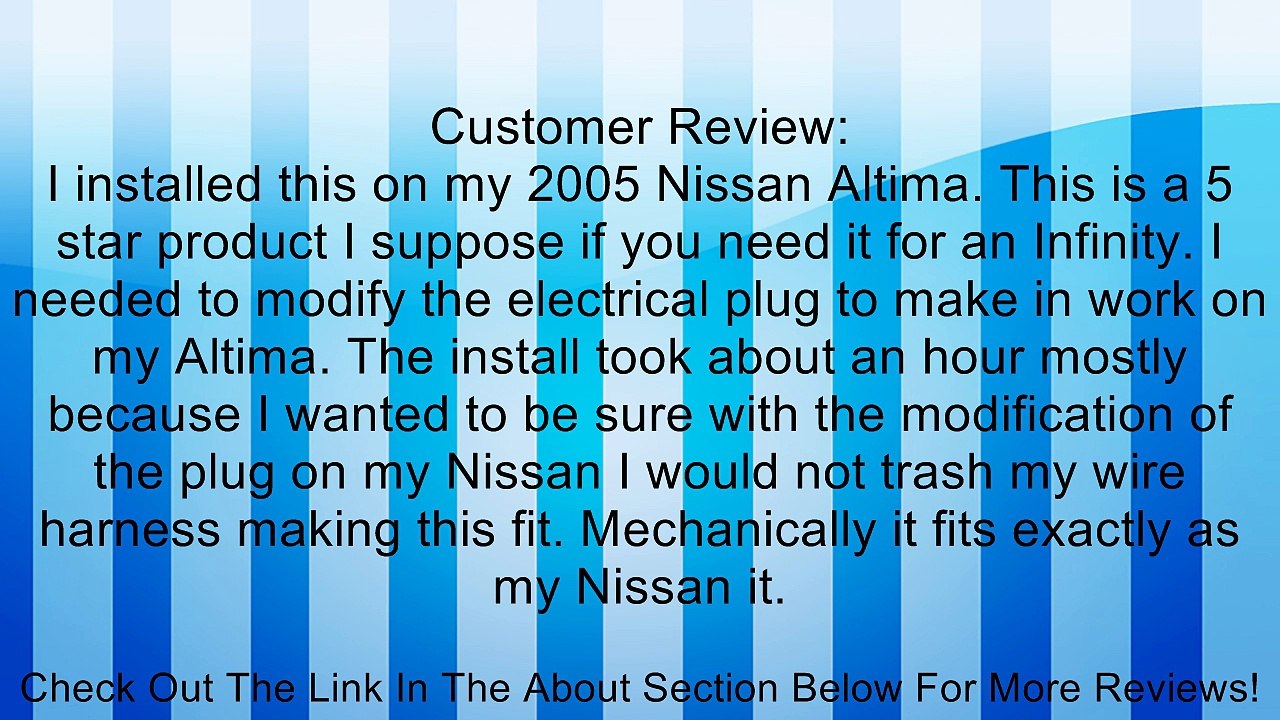Windshield Washer Pump with Grommet fits - Infiniti G35 G37 M35 M45 - Nissan 350Z 370Z GT-R Review