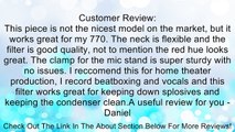 Seismic Audio - SA-MicScreenRed - Flexible Microphone Wind Screen Studio Mic Pop Filter Red Review