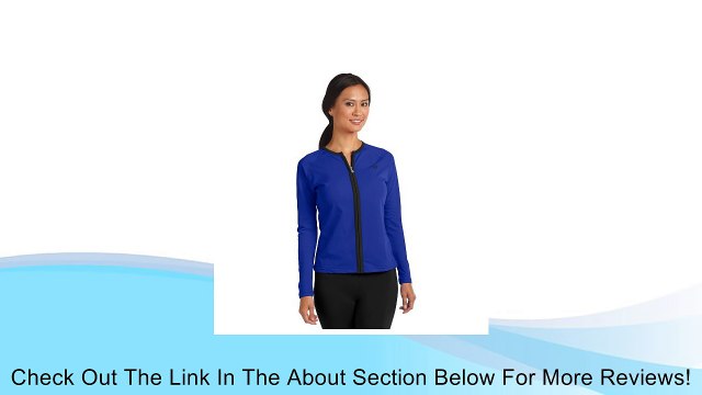 Coolibar UPF 50+ Women's Zip Front Rash Guard- Sun Protective (X-Large - Orchid/Pretty Pink) Review