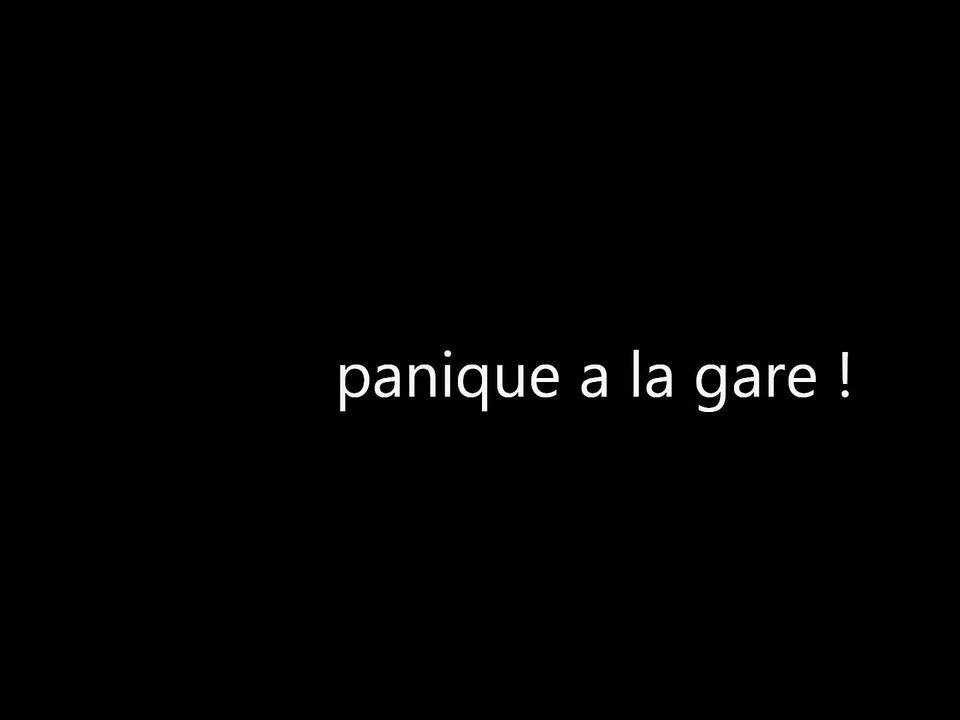 panique à la gare