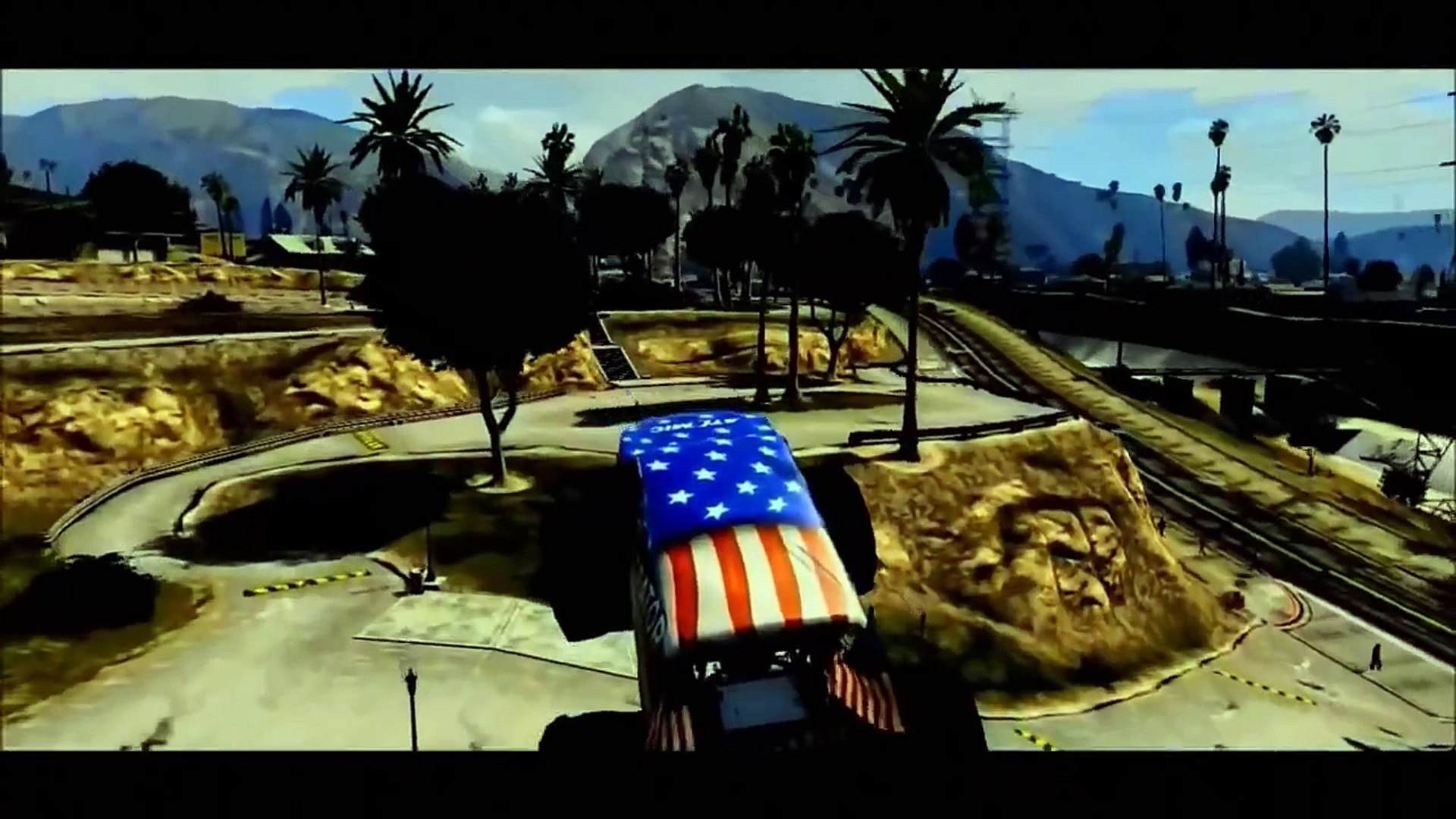 GTA 5 - MONSTER TRUCK GAMEPLAY MONTAGE (Games)