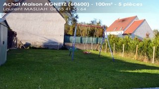 A vendre - Maison/villa - AGNETZ (60600) - 5 pièces - 100m²