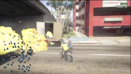 GTA 5 Funny Moments - BMX Fails & Random Moments! (Games)