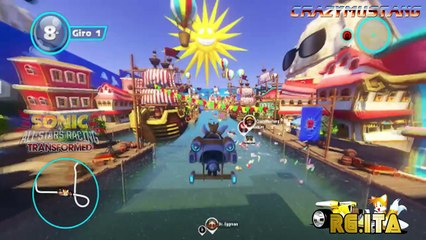 Sonic & All-Stars Racing Transformed gameplay: Gara Turbo # 4