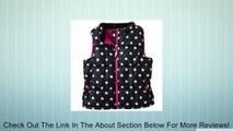 Carter's Girls 2T-4T Polka Dot Puffy Vest (4T, Black) Review