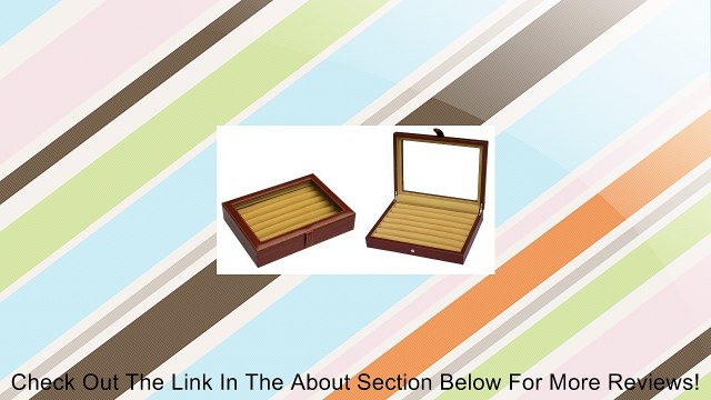 Cuff-Daddy Leather Cufflinks Storage Box / Case in Brown 36 pair Review