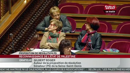 Temps fort de la proposition de résolution sur la  reconnaissance de l'Etat palestinien - En séance